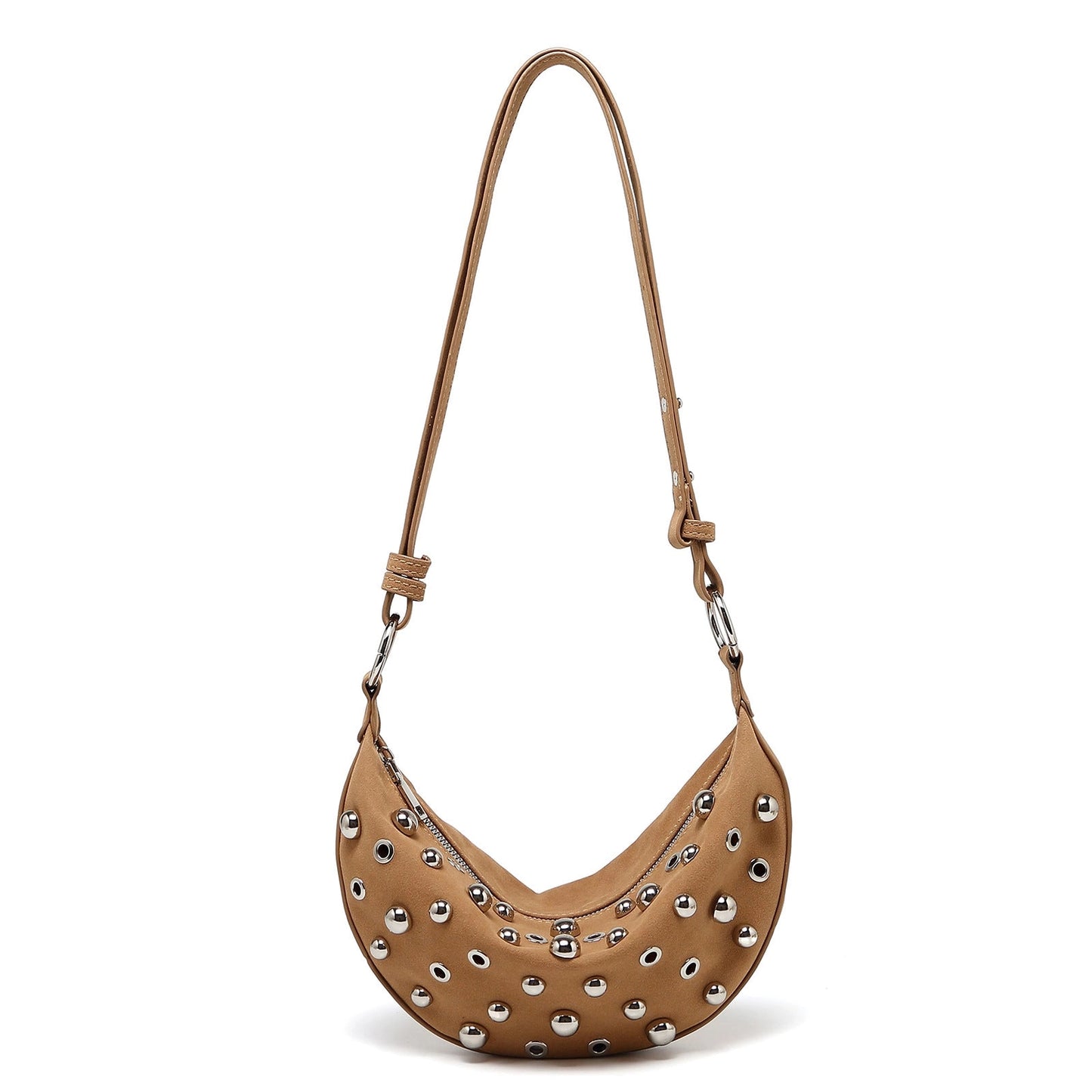 Khaki Studded Bag