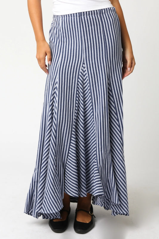 Nava Striped Maxi Skirt