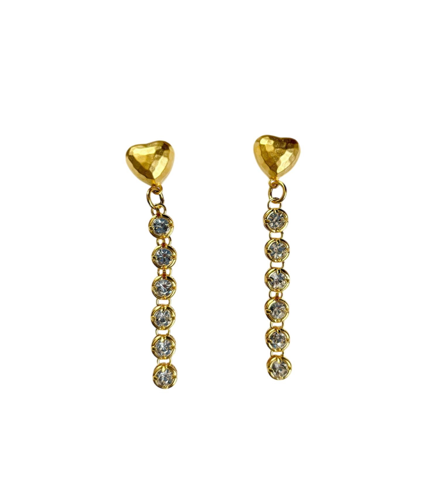 Heart Drop Earrings
